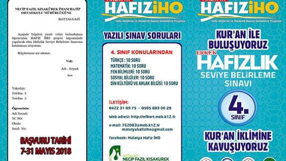 2018-2019 HÂFIZ Okulu Yazılı Sınav Duyurusu