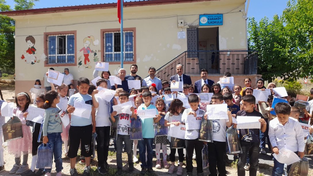 2022/2023 Eğitim Öğretim Yılı Karne Töreni Karaköy İlkokulu'nda Yapıldı