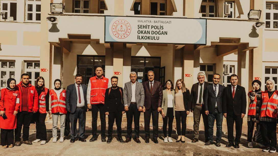 KIZILAY, ŞEHİT POLİS OKAN DOĞAN İLKOKULUNDA ETKİNLİKL YAPTI